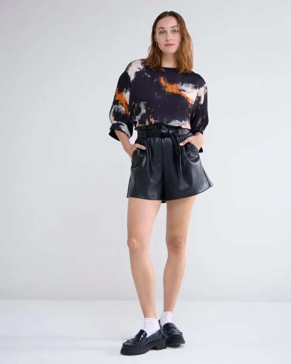 Leerlook Short>Summum Cheap