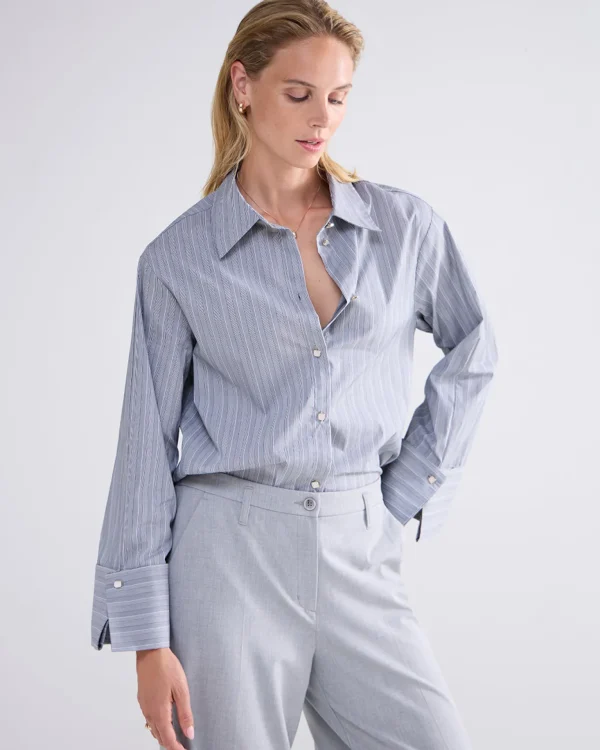 Losse Blouse Met Luxe Knopen>Summum Outlet