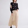 Metallic Gekreukelde Rok>Summum Cheap