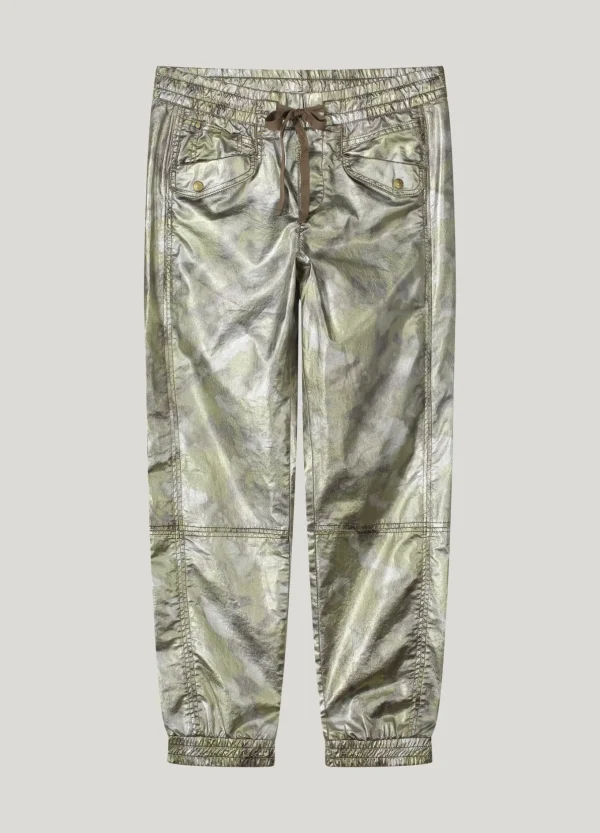 Metallic Jogger Pants>Summum New