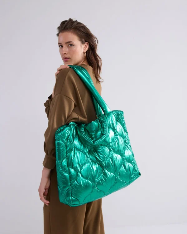 Metallic Puff Bag>Summum Hot