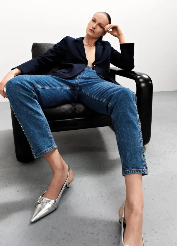 Moms Fit Jeans Met Studs>Summum Cheap