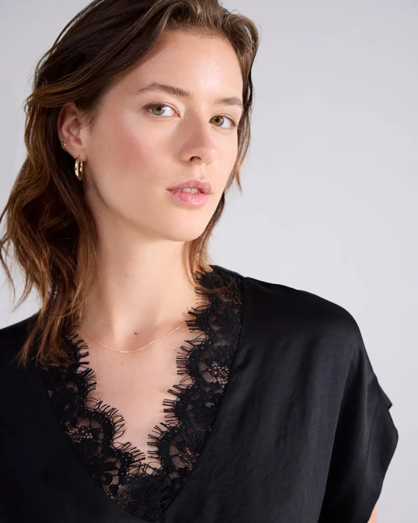 Mouwloze Top Met Kant>Summum Sale