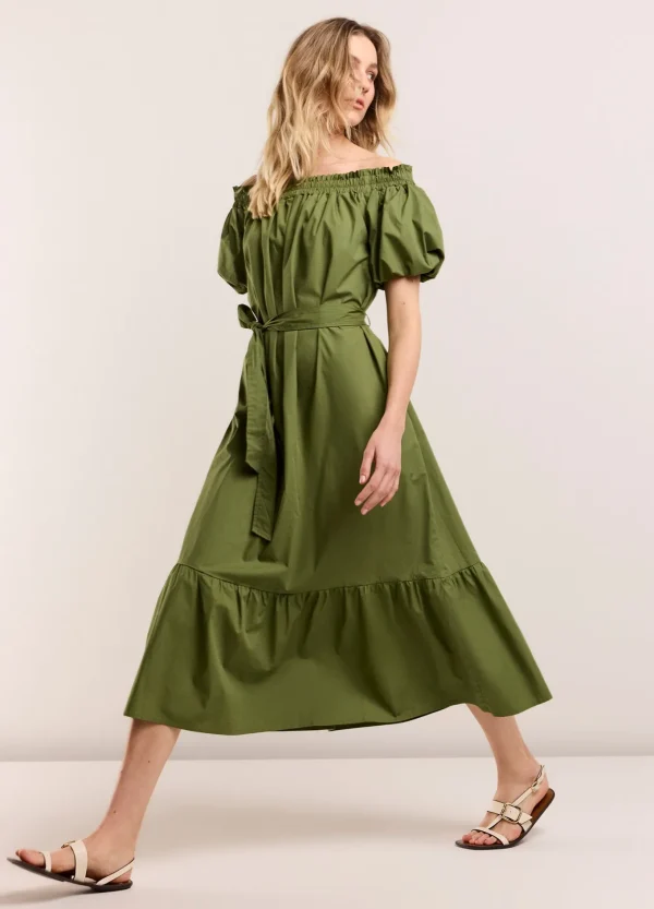 Off Shoulder Jurk>Summum Fashion