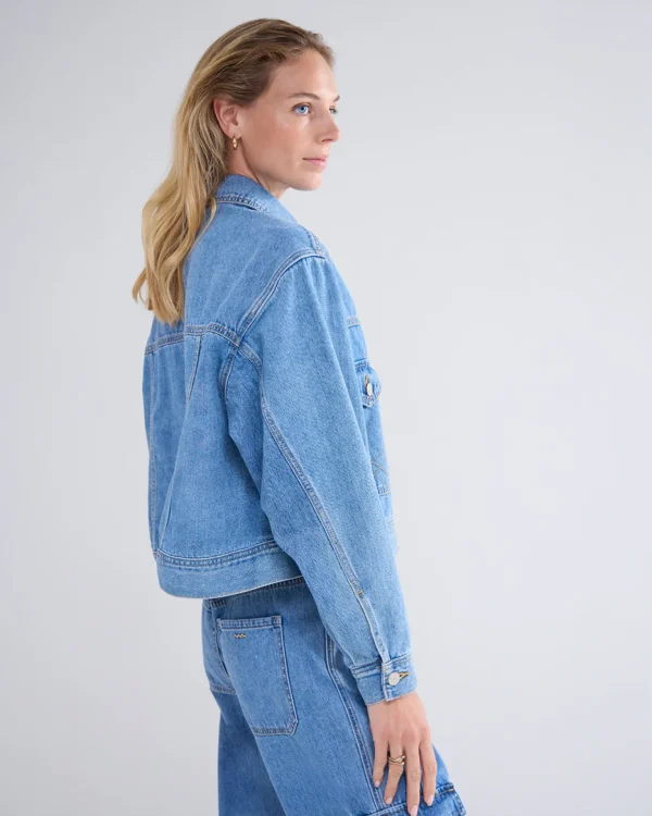 Oversized Denim Jacket>Summum Outlet
