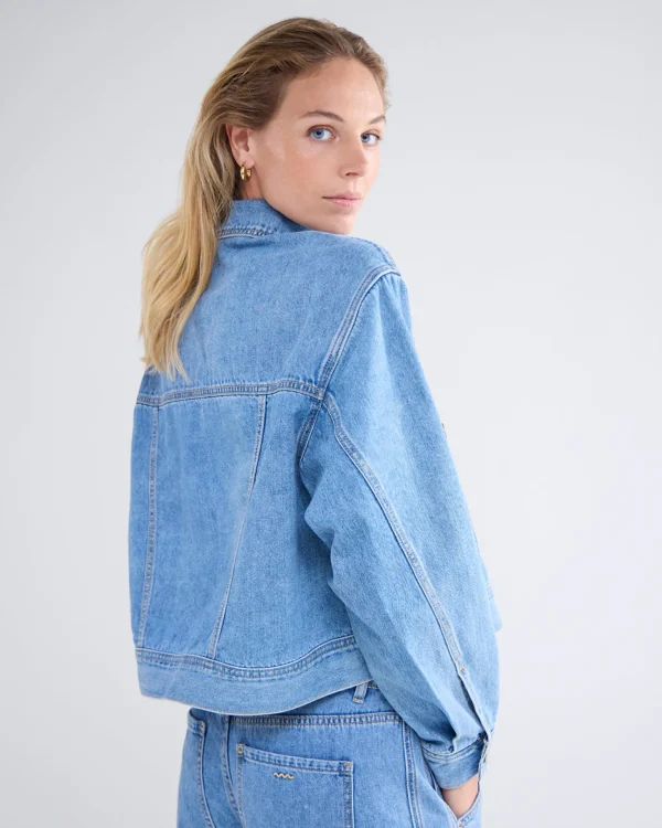 Oversized Denim Jacket>Summum Outlet