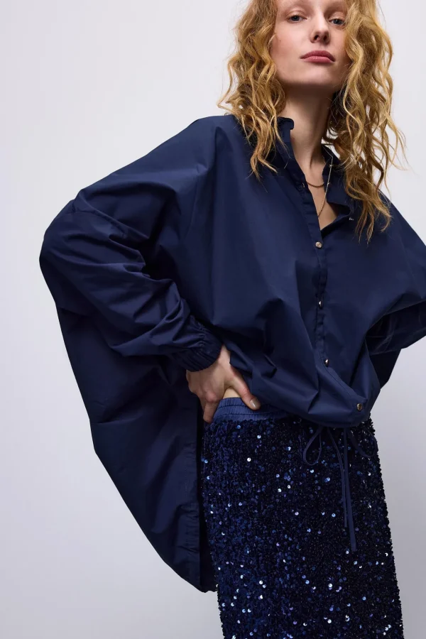 Oversized Katoenen Blouse>Summum Best Sale