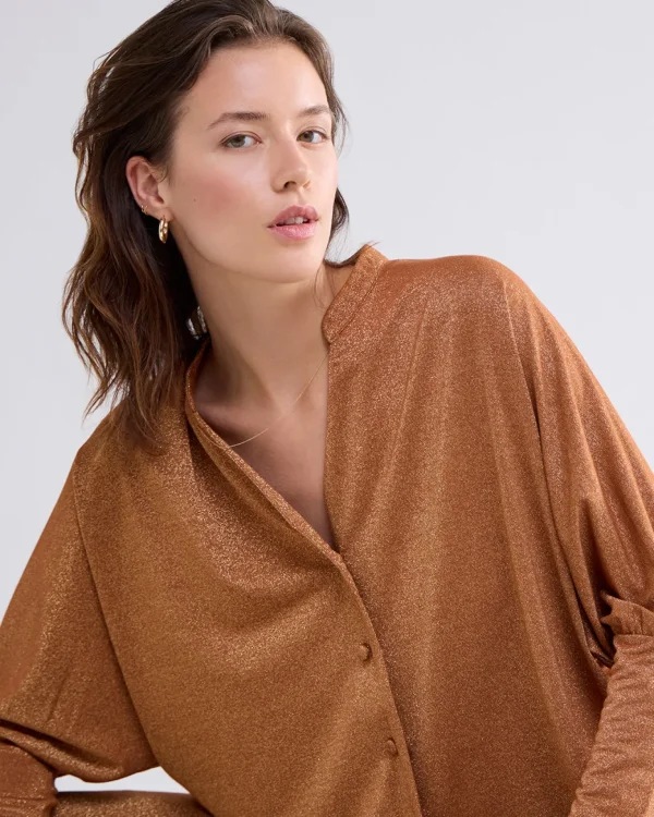 Oversized Vestje Metallic>Summum Best