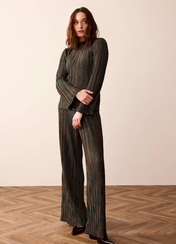 Plissé Jersey Top>Summum Clearance