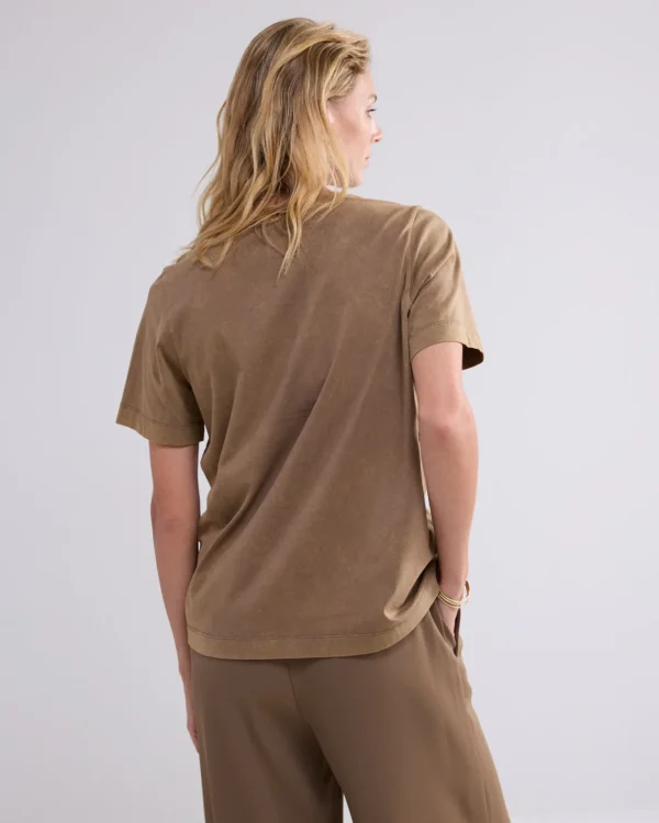 Round Neck T-shirt Met Print>Summum Shop