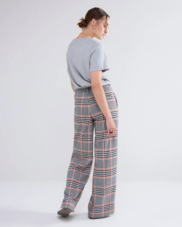 Ruitjesbroek Met Wijde Pijp>Summum Shop
