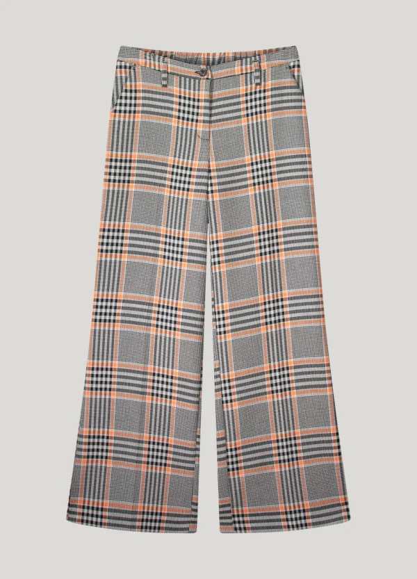 Ruitjesbroek Met Wijde Pijp>Summum Shop