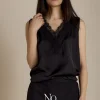 Satijnen Top Met Kant>Summum Flash Sale