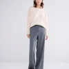 Soepelvallende Wijde Broek>Summum Clearance
