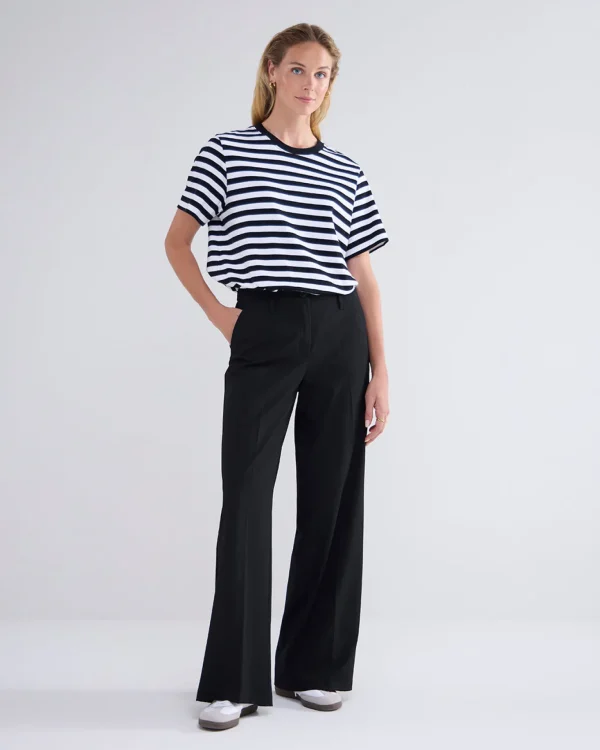 Soepelvallende Wijde Broek>Summum Clearance