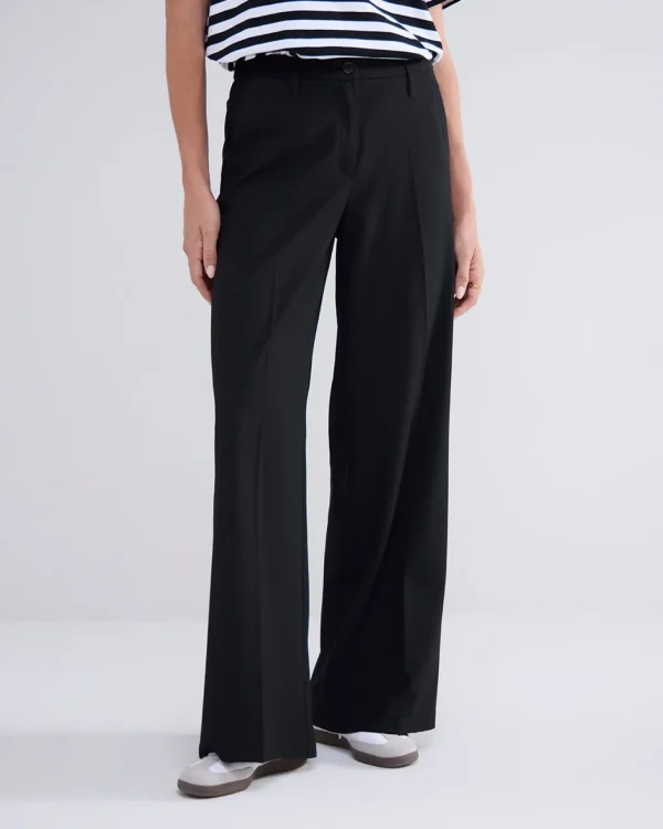 Soepelvallende Wijde Broek>Summum Clearance