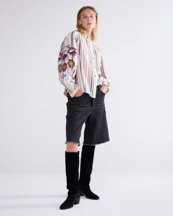 Streepjesblouse Katoen>Summum Best Sale
