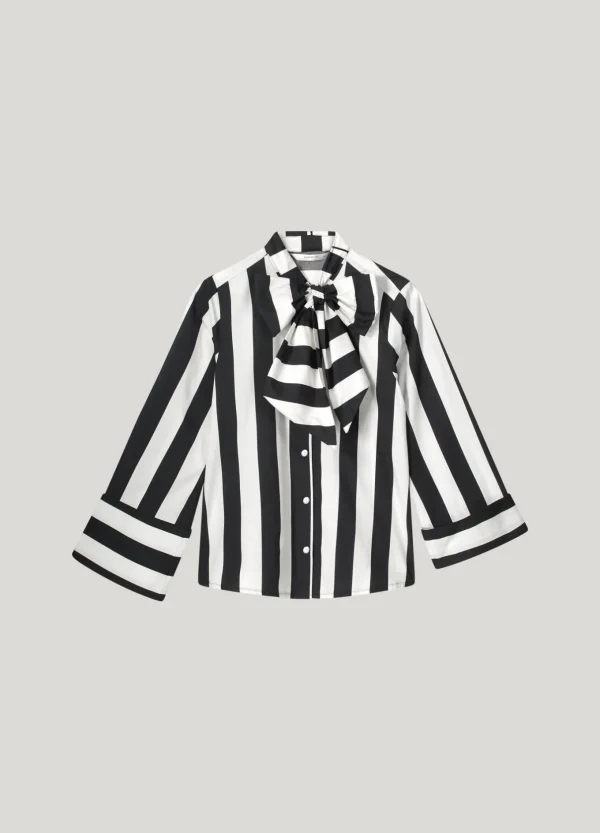 Streepjesblouse Met Strik>Summum Online