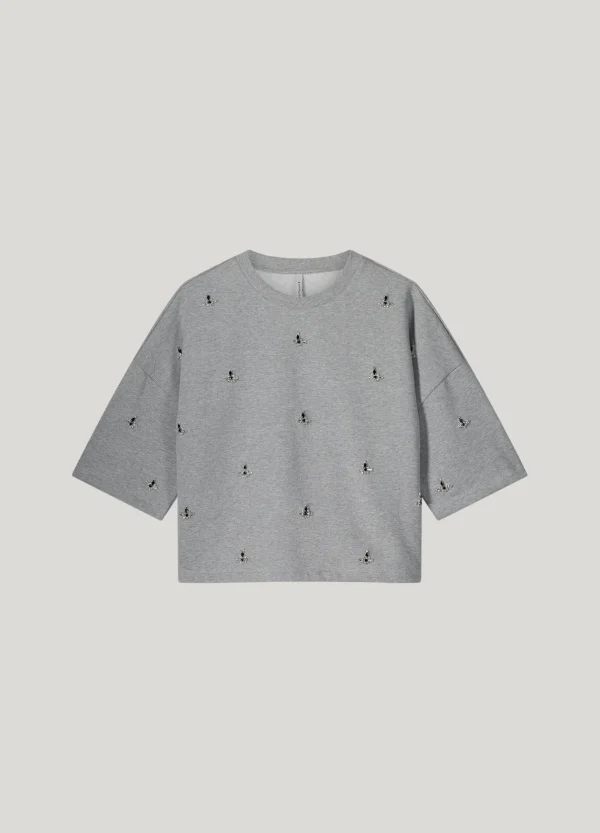 Sweat-top Met Strass>Summum Flash Sale