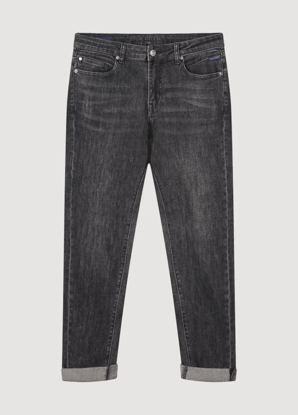 Tapered 5-pocket Jeans>Summum Shop