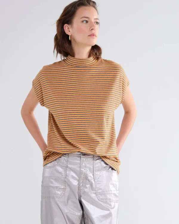Top Met Aangeknipte Mouwen>Summum Cheap