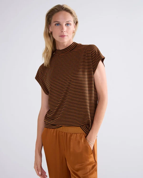 Top Met Aangeknipte Mouwen>Summum Hot