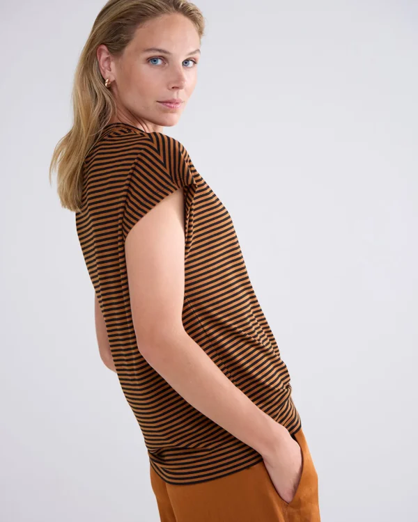 Top Met Aangeknipte Mouwen>Summum Hot