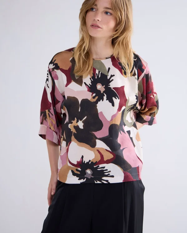 Top Met Bloemenprint>Summum Cheap