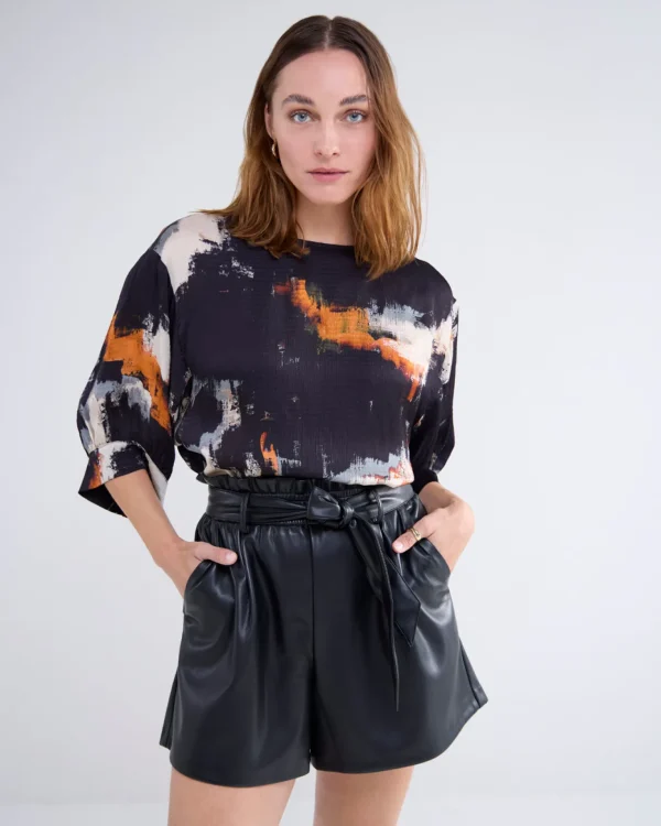 Top Met Split En Wijde Mouwen>Summum Clearance