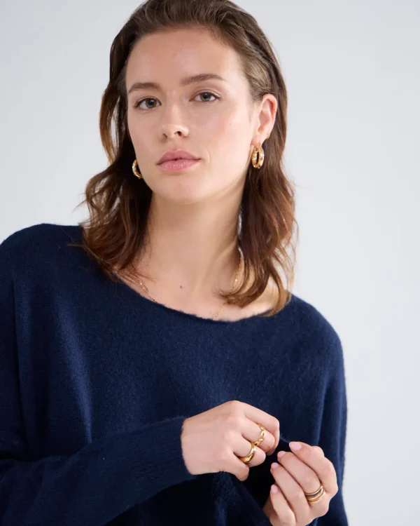 Trui Met Wijde Boothals>Summum Shop