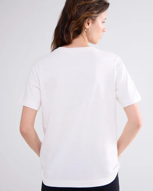 T-shirt Met Tekst>Summum Hot