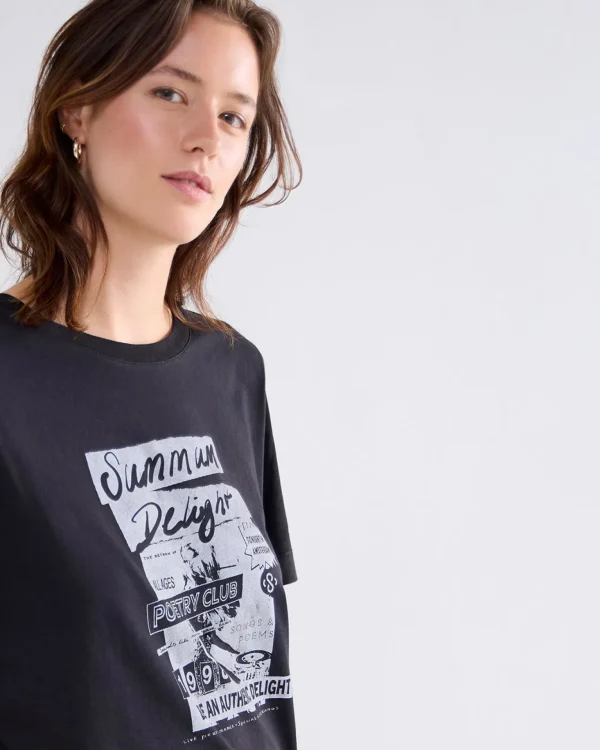 T-shirt Met Tekst>Summum Fashion
