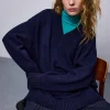V-hals Sweater Met Lurex>Summum Best