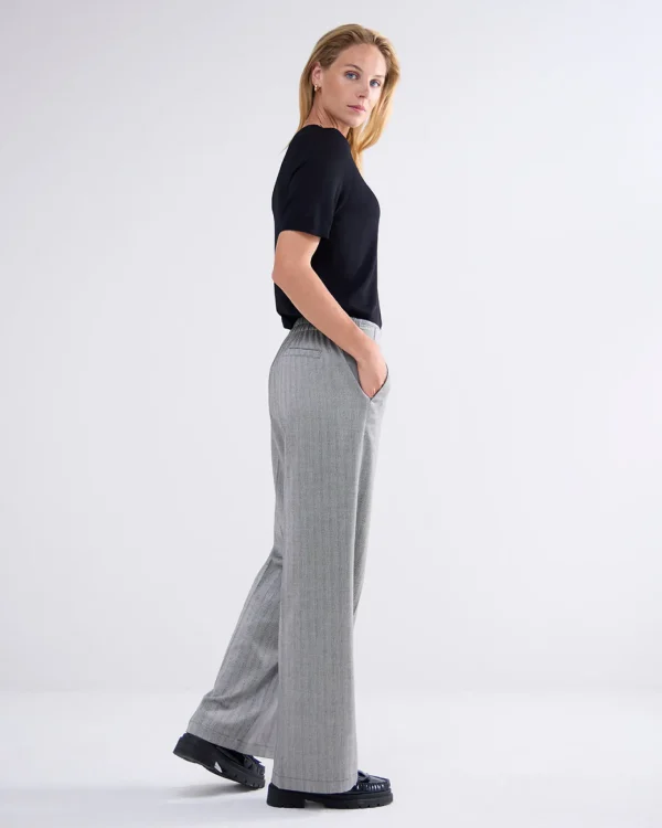 Wijde Broek Met Elastische Tailleband>Summum Shop