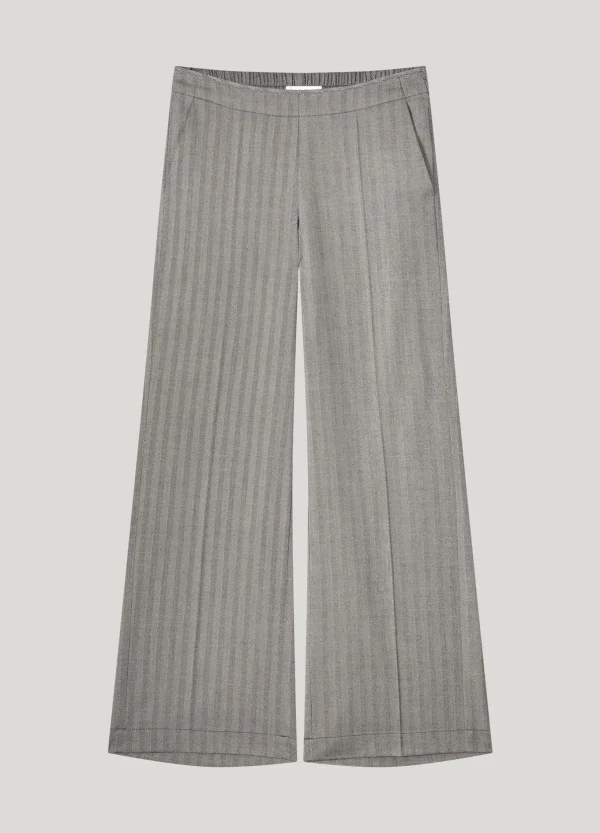 Wijde Broek Met Elastische Tailleband>Summum Shop