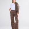 Wijde Broek Met Ruiten>Summum Fashion