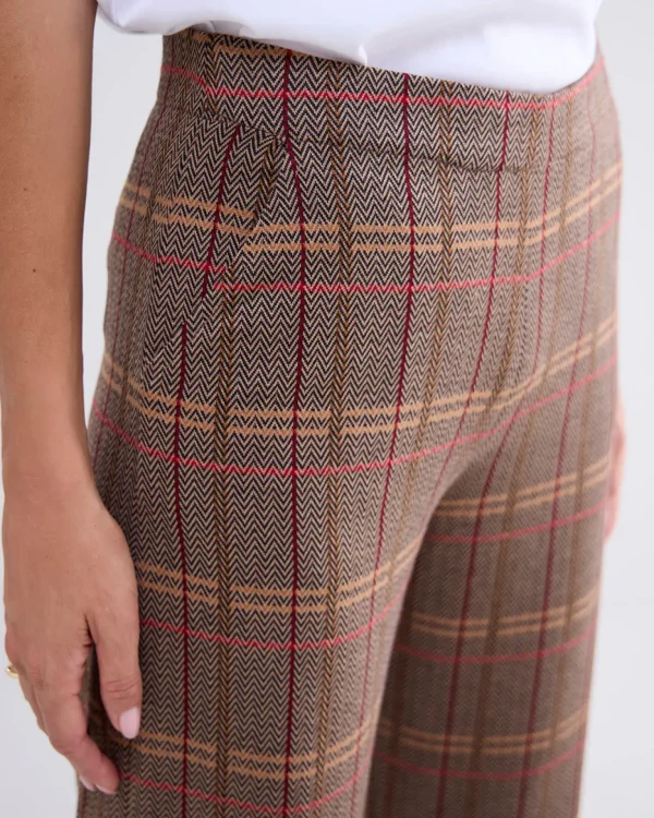 Wijde Broek Met Ruiten>Summum Fashion