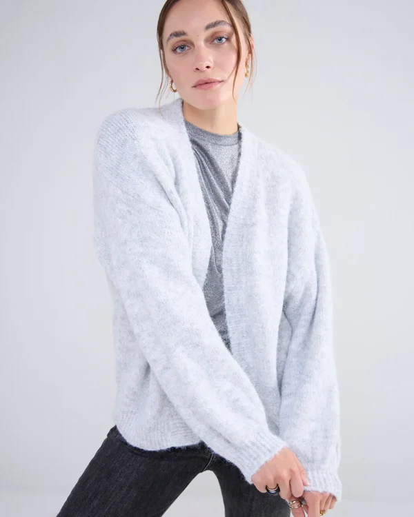 Zacht Vest Met Pofmouwen>Summum Online