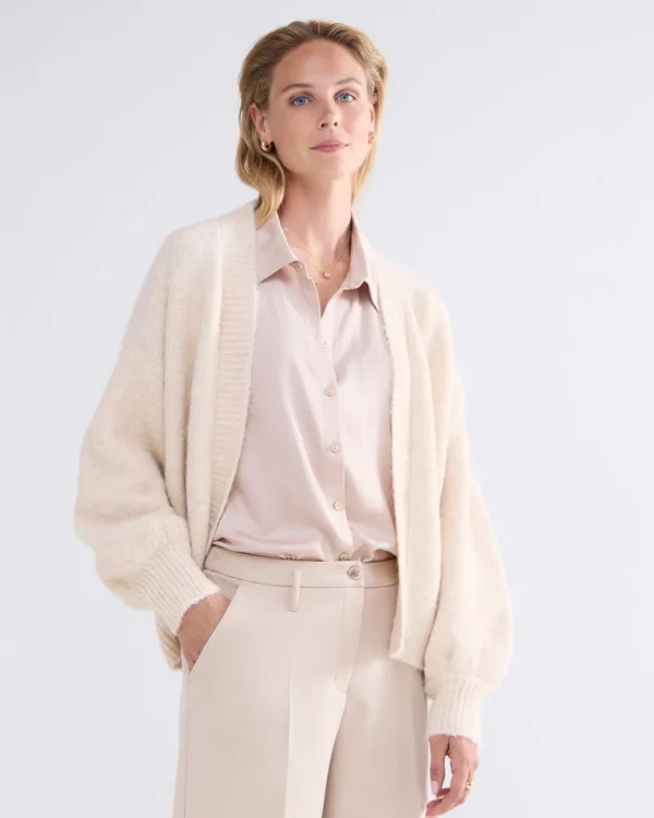 Zacht Vest Met Pofmouwen>Summum Outlet
